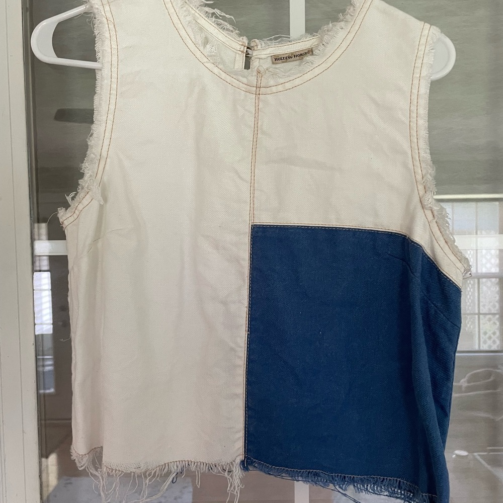 Anthropologie Denim Top